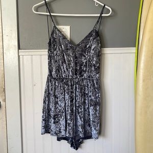 velvet romper